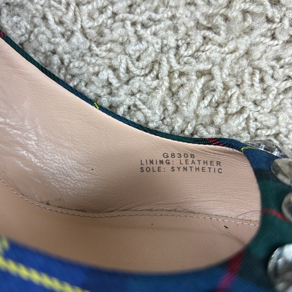 J. Crew Elsie embellished plaid pumps sz 8.5 - Picture 9 of 10